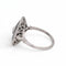 Bague 61 Art déco - Bague cocktail en platine, saphir naturel et diamants 58 Facettes RI-1064
