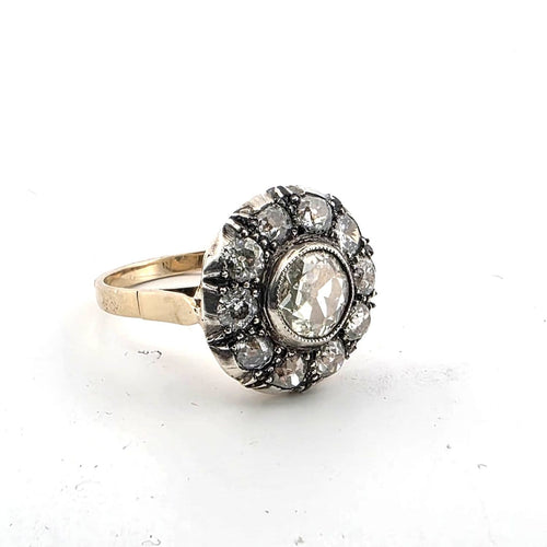 54 Bague victorienne en or jaune et diamants 58 Facettes 431/26 G