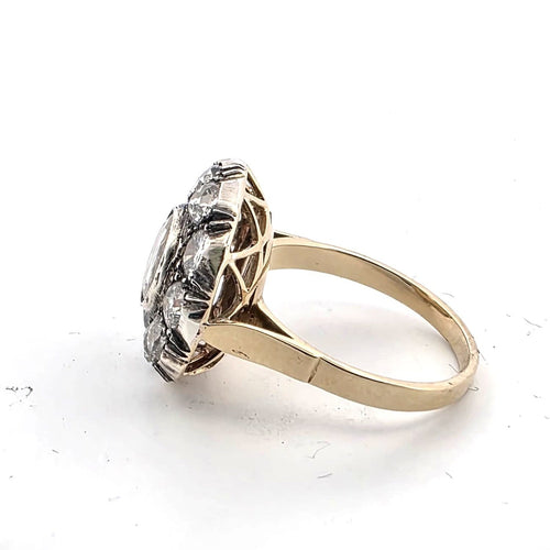 54 Bague victorienne en or jaune et diamants 58 Facettes 431/26 G