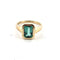 Bague 64 Bague en or jaune 18 ct avec émeraude 58 Facettes 445/26 E