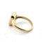 Bague 54 Bague en or jaune 18 ct avec émeraude 58 Facettes 445/26 B