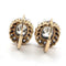 Boucles d'oreilles Boucles d'oreilles victoriennes en or jaune 18 ct et diamants 58 Facettes 429/26 N