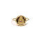 Bague 51 Augis - Bague médaille d'amour en or jaune, rubis et diamant 58 Facettes LMB-360