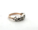 57 Bague victorienne en or jaune et rose avec diamants 58 Facettes 449/26 F