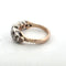 57 Bague victorienne en or jaune et rose avec diamants 58 Facettes 449/26 F