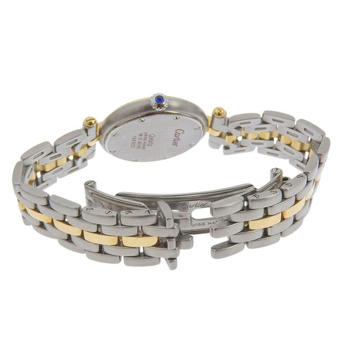 Montre Cartier Panthère Vendôme - Montre quartz en acier et or jaune 58 Facettes cw2yj1d36s