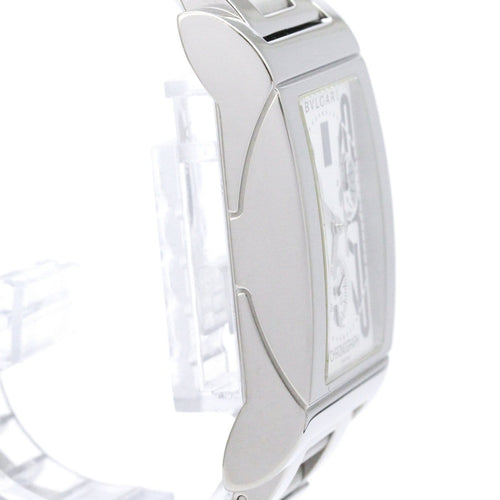 Bvlgari Bvlgari Rettangolo - Montre chronographe quartz en acier inoxydable 58 Facettes nl1d2h5kb3