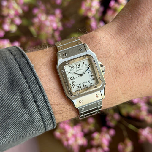 Cartier Santos - Montre Carrée 2960 en acier 58 Facettes 067