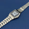 Montre Cartier Santos - Montre Carrée 2960 en acier bracelet Godron 58 Facettes 084