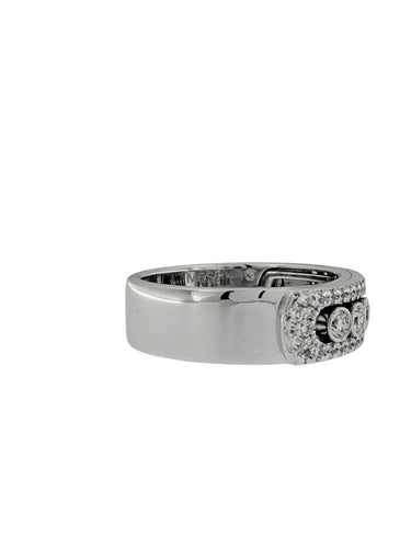 Bague 50 Messika Move Noa - Bague en or blanc et diamants 58 Facettes A2111