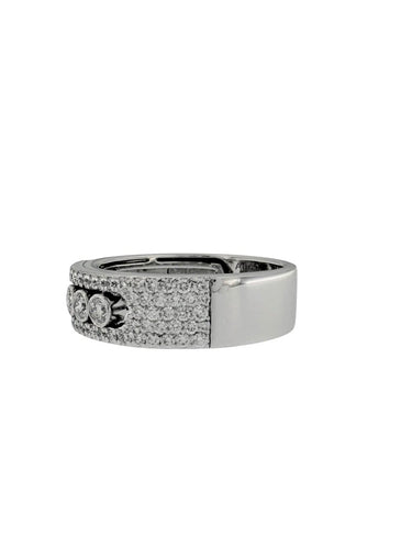 Bague 50 Messika Move Noa - Bague en or blanc et diamants 58 Facettes A2111
