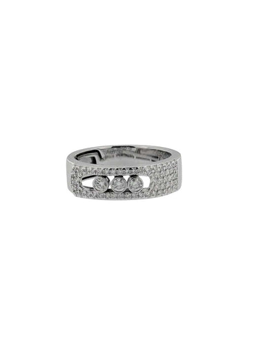 Bague 50 Messika Move Noa - Bague en or blanc et diamants 58 Facettes A2111