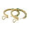 Boucles d'oreilles créoles en or jaune, émeraudes et diamants 58 Facettes G3986