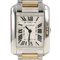 Cartier Tank Anglaise - Montre en acier et or jaune