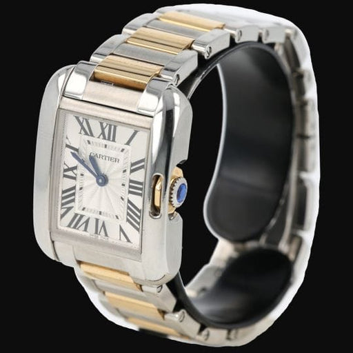 Cartier Tank Anglaise - Montre en acier et or jaune 58 Facettes MT47189