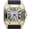 Cartier Santos 100XL - Montre en acier et or jaune