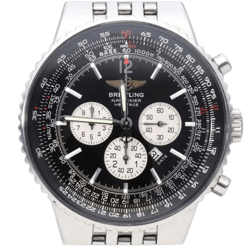 Breitling Navitimer - Montre chronographe en or jaune et acier
