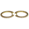 Boucles d'oreilles créoles en or 18k et diamants 58 Facettes PE997
