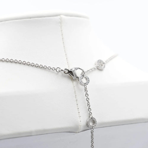 Bulgari B.Zero1 - Collier en or blanc, topaze bleue et améthyste 58 Facettes 429A25_M