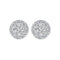 Boucles d'oreilles puces en or blanc 18K et diamants 0,80 ct 58 Facettes GER1048WG
