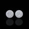 Boucles d'oreilles puces en or blanc 18K et diamants 0,80 ct 58 Facettes GER1048WG