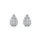 Boucles d'oreilles Boucles d'oreilles diamants poire 0,20 ct en or blanc 18K 58 Facettes GER1342WG