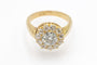 Bague 58 Bague en or jaune et diamants taille brillant ancien 58 Facettes TP0701
