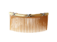 Peigne ancien - Peigne en or jaune, argent et diamants