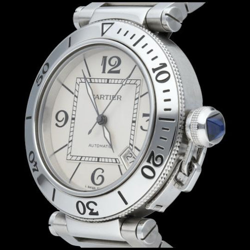 Cartier Pasha Seatimer - Montre en acier 58 Facettes MT47176