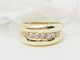 Bague 64 Bague jonc en or jaune et diamants 58 Facettes 33083