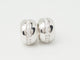 Boucles d'oreilles Créoles en or blanc 18 kt et diamants 58 Facettes 33349