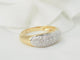 Bague 57 Bague jonc en or jaune 18 kt et diamants 58 Facettes 33501