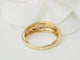 Bague 57 Bague jonc en or jaune 18 kt et diamants 58 Facettes 33501