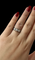 Bague 55 Trilogie - Bague en or blanc et diamants 58 Facettes
