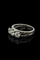 Bague 55 Bague trilogy en or blanc avec diamants 58 Facettes