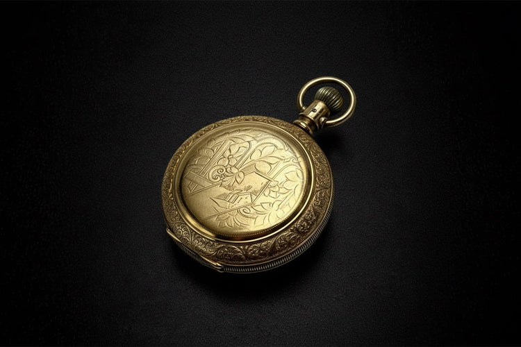 Montre Elgin National Watch Co. - Montre de poche en cassa Fahys Montauk n.1 58 Facettes