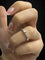 Bague 54 Biandrate Gioielli - Bague en or blanc 18 carats et diamants 58 Facettes