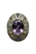 Bague Anello - Améthyste multicolore en or jaune et argent 58 Facettes