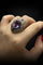 Bague Anello - Améthyste multicolore en or jaune et argent 58 Facettes