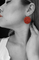 Boucles d'oreilles Orecchini - Corallo sicilien intagliato en or jaune 14K 58 Facettes