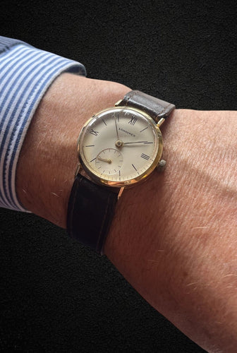Montre Longines - Montre vintage en or jaune 58 Facettes