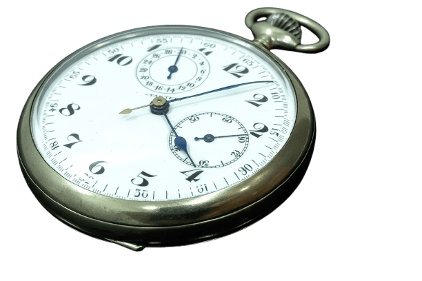 Montre Starter - Chronographe de poche en acier 58 Facettes
