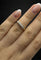 Bague 52 Bague rivière en or blanc avec diamants taille brillant 58 Facettes