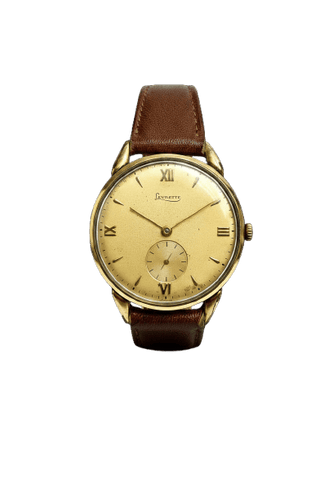 Montre Levrette - Montre mécanique à remontage manuel dorée, années 1960 58 Facettes