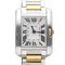 Cartier Tank Anglaise - Montre en or jaune et acier 58 Facettes MT47190