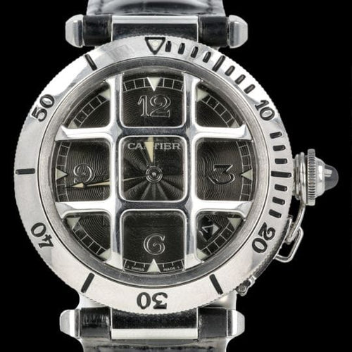 Cartier Pasha - Montre 38 mm automatique en acier 58 Facettes MT47173