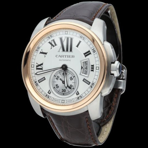 Cartier Calibre - Montre en or jaune et acier 58 Facettes MT47204