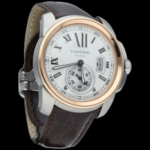 Cartier Calibre - Montre en or jaune et acier 58 Facettes MT47204