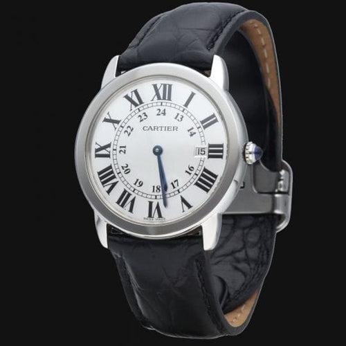 Cartier Ronde Solo - Montre en acier 58 Facettes MT47195