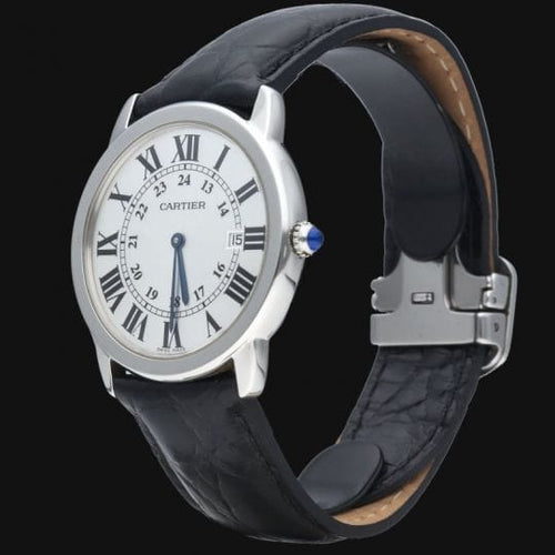 Cartier Ronde Solo - Montre en acier 58 Facettes MT47195